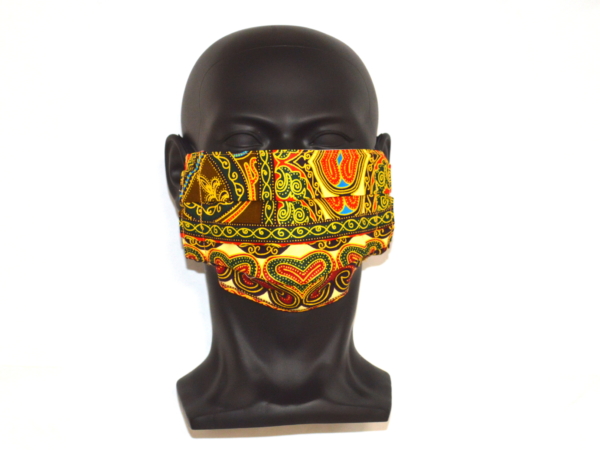 Reusable Pleated Mask with Filter Pocket